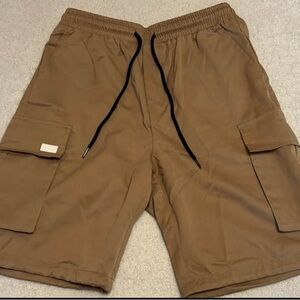 NFINITY Men's Brown Cargo Shorts
